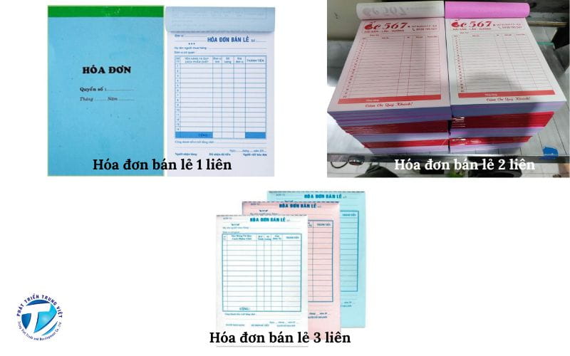 Các loại hóa đơn bán lẻ phổ biến hiện nay